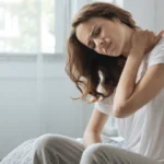 Women experiencing the neck pain